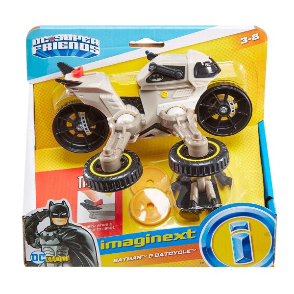 Imaginext DC Super Friends Batman & Batcycle, Multicolor For Sale