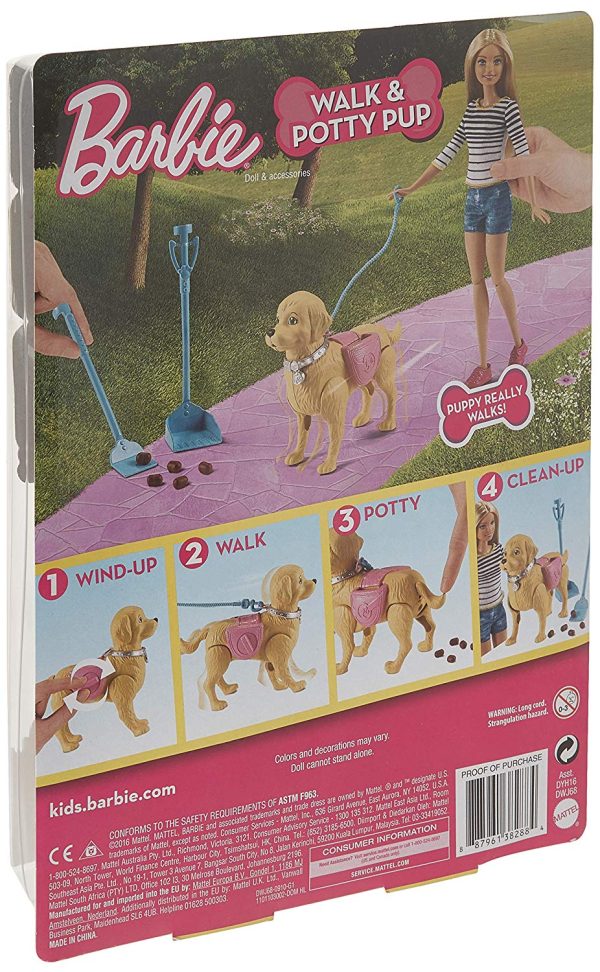 Barbie Walk & Potty Pup, Blonde Sale