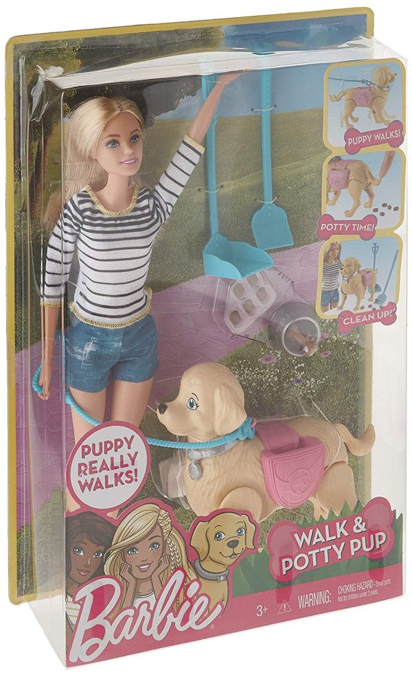 Barbie Walk & Potty Pup, Blonde Sale