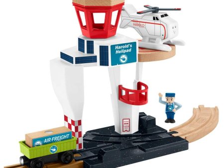 Thomas & Friends Wood Harold s Helipad Playset Online