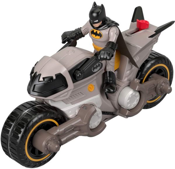 Imaginext DC Super Friends Batman & Batcycle, Multicolor For Sale