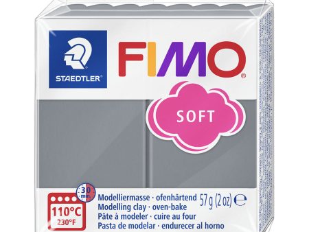 Muovailumassa Fimo Soft keskiharmaa Online