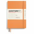 Muistikirja A5 Leuchtturm1917 Soft Dotted Apricot, pehmeäkantinen pistesivut Online Sale