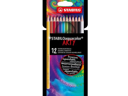 Akvarellipuuväri Stabilo Aquacolor Arty 12kpl Online Hot Sale