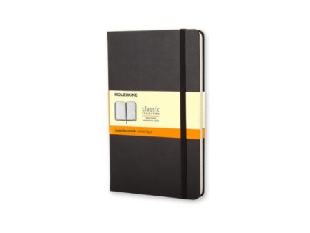 Moleskine Pocket Hardcover Ruled Notebook Black Hot on Sale